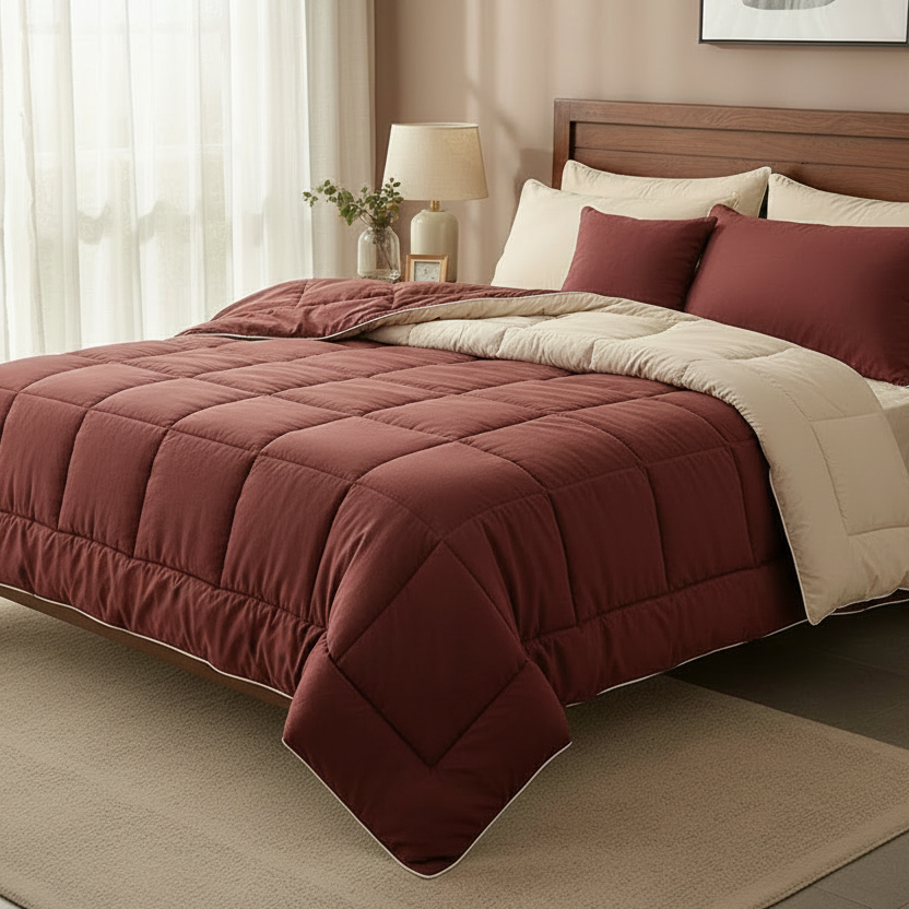 Burgundy & Beige Lifestyle