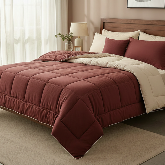 Burgundy & Beige Lifestyle